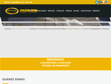 Tablet Screenshot of goldenperu.com.pe